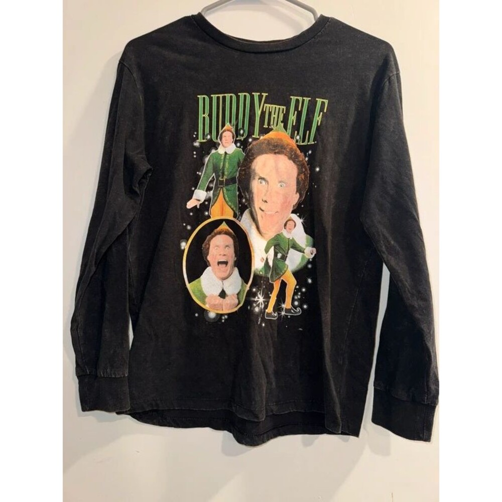 Kids Buddy The Elf Long Sleeve Shirt-Size XL/14